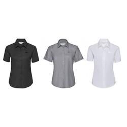 Russell Ladies Short Sleeve Easy Care Oxford Shirt